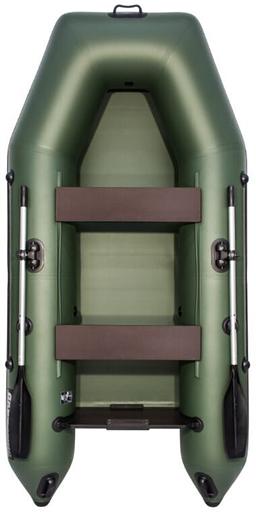 Лодка Аква 2900, 2900*1420*400 мм., цвет: зеленый фото 1