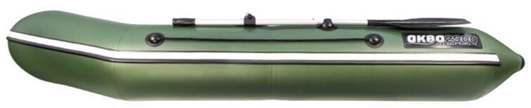 Лодка Аква 2900, 2900*1420*400 мм., цвет: зеленый фото 5