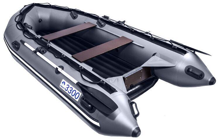 Лодка Апачи(Apache) 3300 НДНД, 3300*1700*480 мм., цвет: графит фото 4