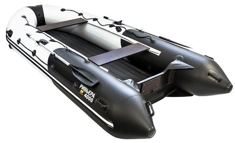 Лодка Ривьера 4000 НДНД гидролыжа(бронированная), 4000*1750*520 мм фото 4