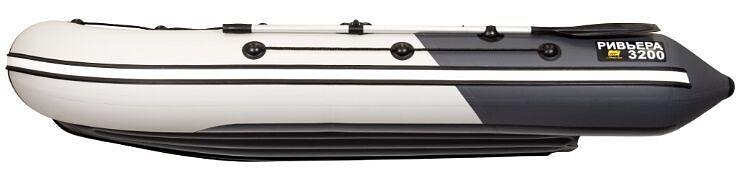 Лодка Ривьера 3200 НДНД гидролыжа(бронированная), 3200*1600*420 мм фото 7