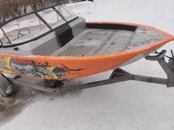 Алюминиевый катер Тактика 500 Fish Pro, 500*208*93 см фото 1