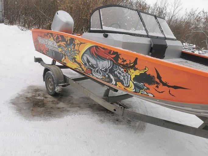 Алюминиевый катер Тактика 500 Fish Pro, 500*208*93 см фото 2