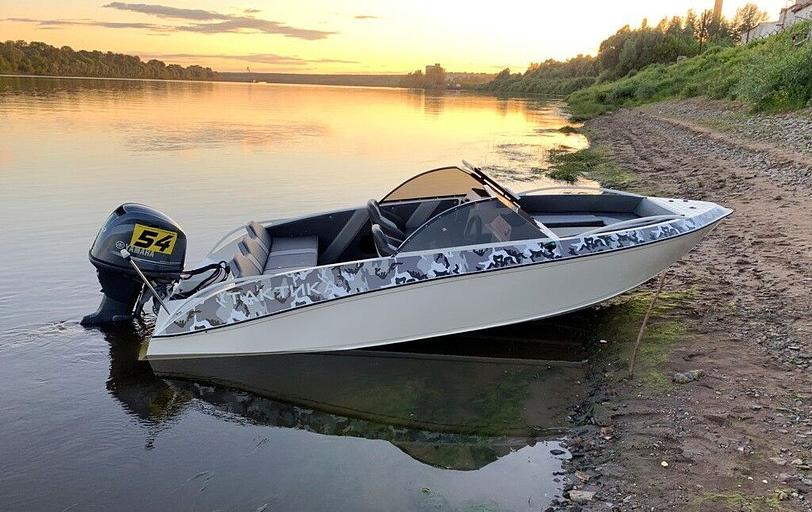 Алюминиевый катер Тактика 550 Боурайдер(Bowrider), 535*210*100 см фото 3