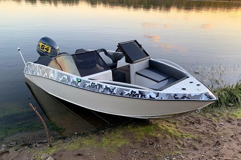 Алюминиевый катер Тактика 550 Боурайдер(Bowrider), 535*210*100 см фото 9