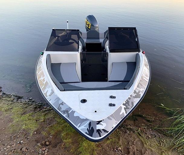 Алюминиевый катер Тактика 550 Боурайдер(Bowrider), 535*210*100 см фото 10