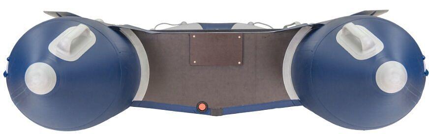 Лодка Ривьера 3400 СК Компакт, 3400*1600*460 мм., цвет: серый-синий фото 6