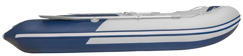 Лодка Ривьера 3400 СК Компакт, 3400*1600*460 мм., цвет: серый-синий фото 8