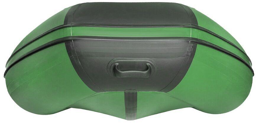 Лодка Ривьера 3400 СК Компакт, 3400*1600*460 мм., цвет: зеленый-черный фото 5