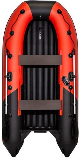 Лодка Ривьера Компакт 3200 НДНД, 3200*1500*420 мм., цвет: красный-черный фото 1