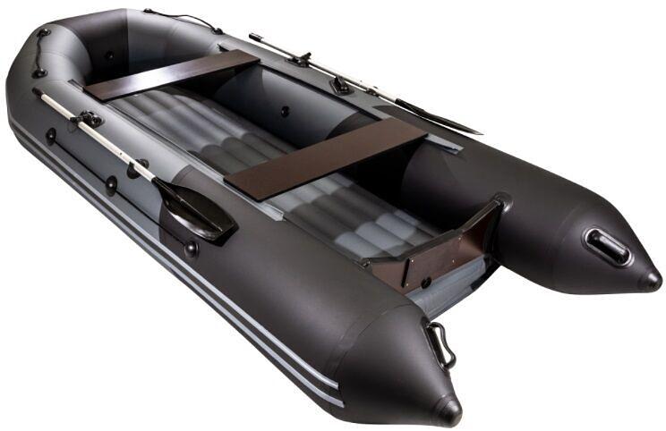 Лодка Таймень NX 3800 НДНД PRO, 3800*1680*465 мм., цвет: графит-черный фото 2