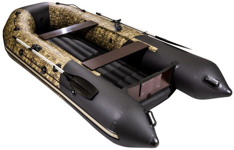 Лодка Таймень NX 3400 НДНД PRO, 3400*1600*450 мм., цвет: камуфляж фото 4