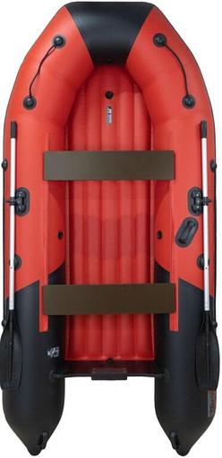 Лодка Таймень NX 3200 НДНД, 3200*1500*420 мм., цвет: красный-черный фото 3