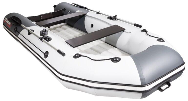 Лодка Таймень NX 3200 НДНД, 3200*1500*420 мм., цвет: серый-графит фото 3