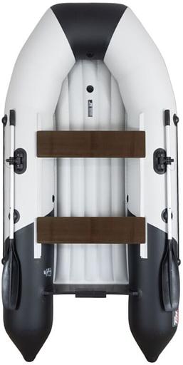 Лодка Таймень NX 2800 НДНД, 2800*1420*400 мм., цвет: серый-черный фото 1