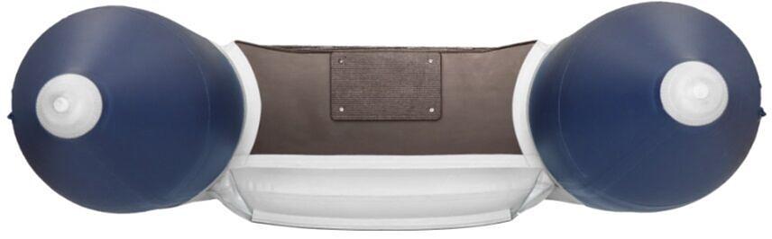 Лодка Таймень NX 2800 НДНД, 2800*1420*400 мм., цвет: серый-синий фото 6