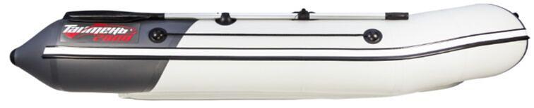Лодка Таймень NX 2800 НДНД, 2800*1420*400 мм., цвет: серый-черный фото 7