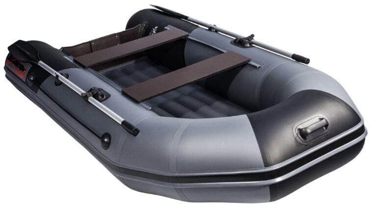 Лодка Таймень NX 2800 НДНД, 2800*1420*400 мм., цвет: графит-черный фото 4