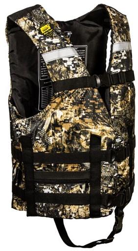 Жилет Таймень спасательный стандартный размер: L (48-50), цвет: камуфляж фото 2