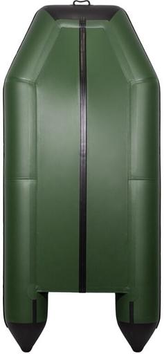 Лодка Аква 3200 СК, киль, 3200*1420*400 мм., цвет: зеленый-черный фото 2