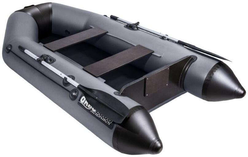 Лодка Аква 2600, 2600*1300*360 мм., цвет: графит-черный фото 4