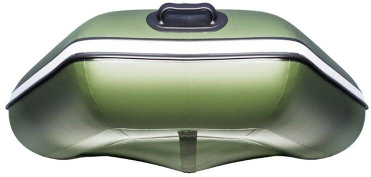 Лодка Аква 2800 слань книжка, киль, 2800*1320*360 мм., цвет: зеленый фото 5