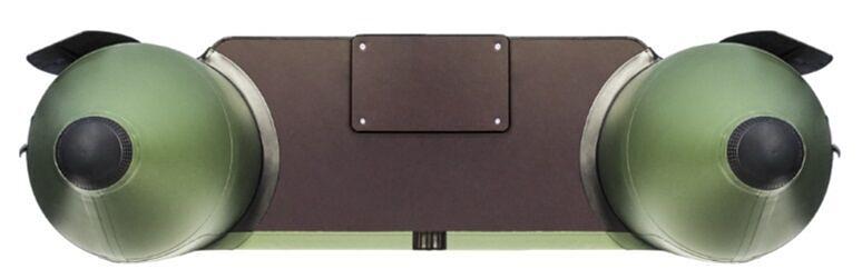 Лодка Аква 2800 слань книжка, киль, 2800*1320*360 мм., цвет: зеленый фото 6