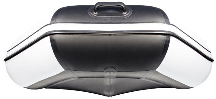 Лодка Аква 2800 слань книжка, киль, 2800*1320*360 мм., цвет: серый-черный фото 5