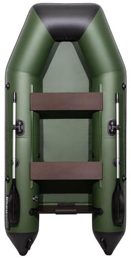 Лодка Аква 2900, 2900*1420*400 мм., цвет: зеленый-черный фото 3