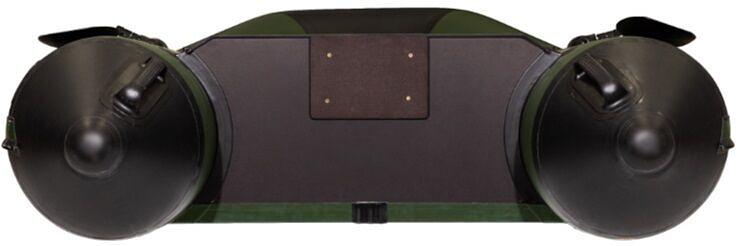 Лодка Аква 2900 слань книжка, киль, 2900*1420*400 мм., цвет: зеленый-черный фото 7