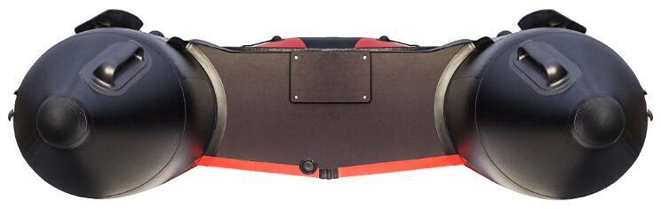 Лодка Ривьера 3400 СК Компакт, 3400*1600*460 мм., цвет: красный-черный фото 6