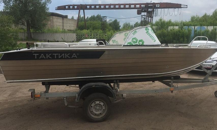 Алюминиевый катер Тактика 500 DC, 500*180*80 см фото 1