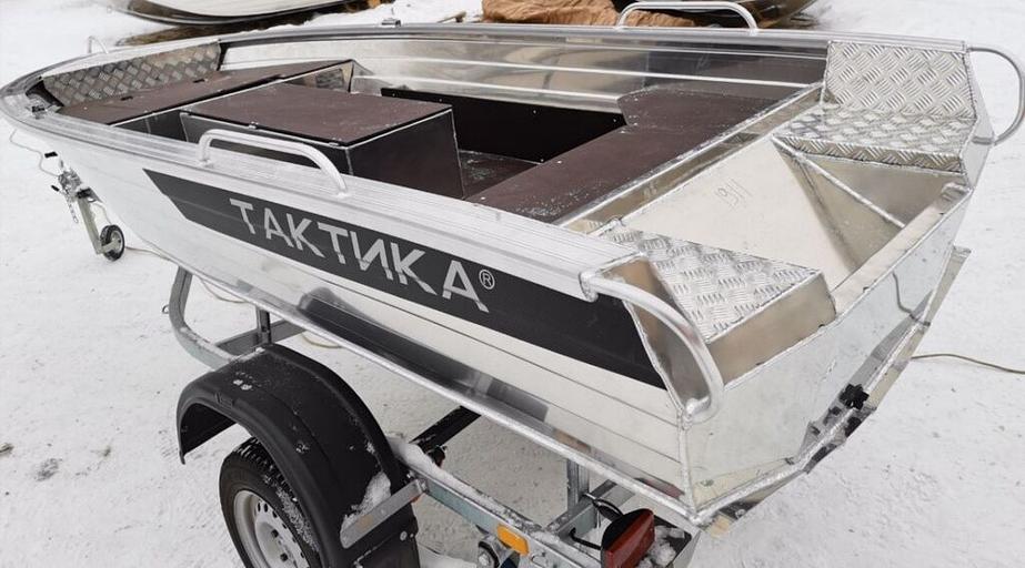 Алюминиевая лодка Тактика 390 РМ Fish, 390*146*60 см фото 7