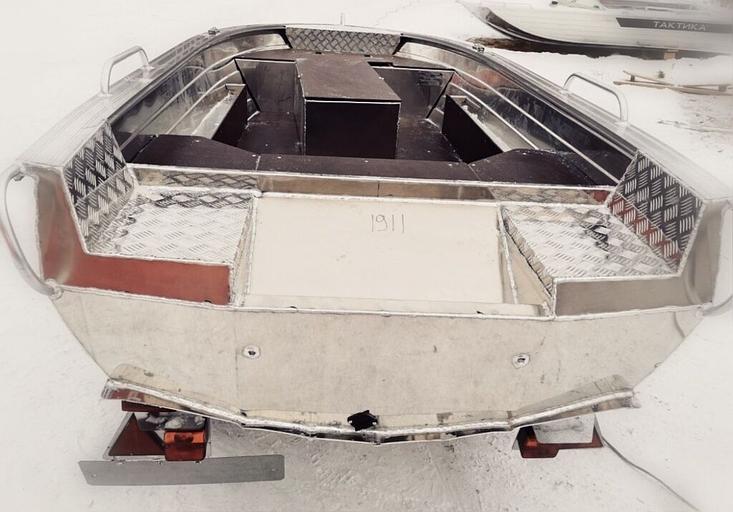 Алюминиевая лодка Тактика 390 РМ Fish, 390*146*60 см фото 8