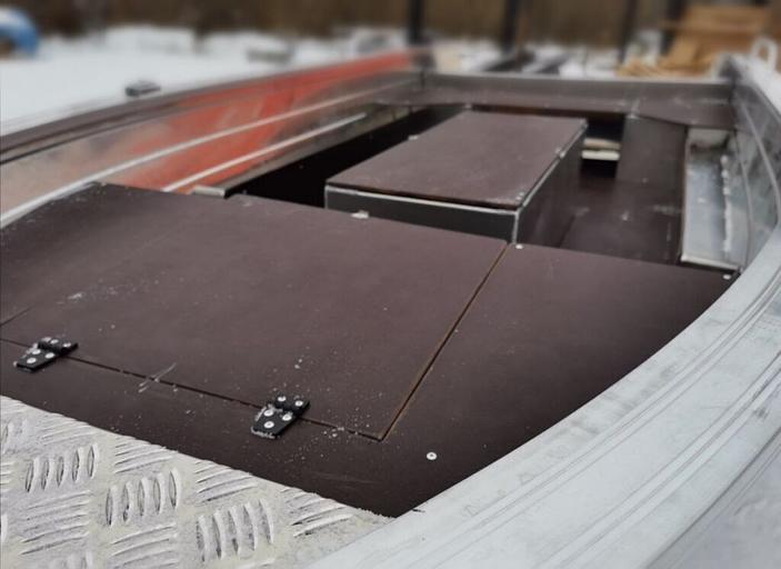 Алюминиевая лодка Тактика 390 РМ Fish, 390*146*60 см фото 10