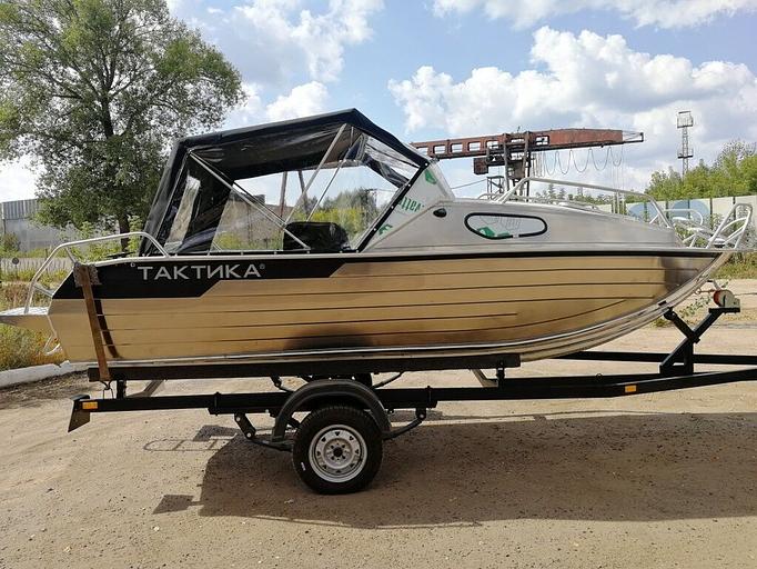 Алюминиевый каютный катер Тактика 500 Cruise, 500*190*85 см фото 1
