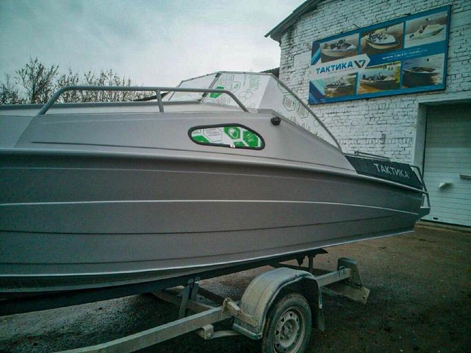 Алюминиевый каютный катер Тактика 550 Cruise, 550*220*100 см фото 10
