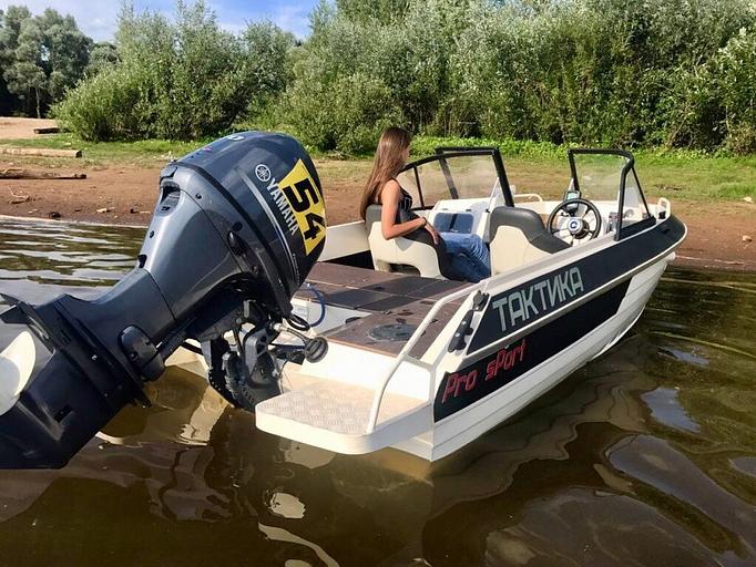 Алюминиевый катер Тактика 460 Prosport, 480*180*77 см фото 5