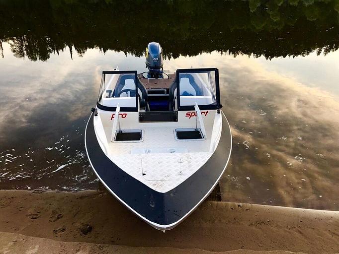 Алюминиевый катер Тактика 460 Prosport, 480*180*77 см фото 6