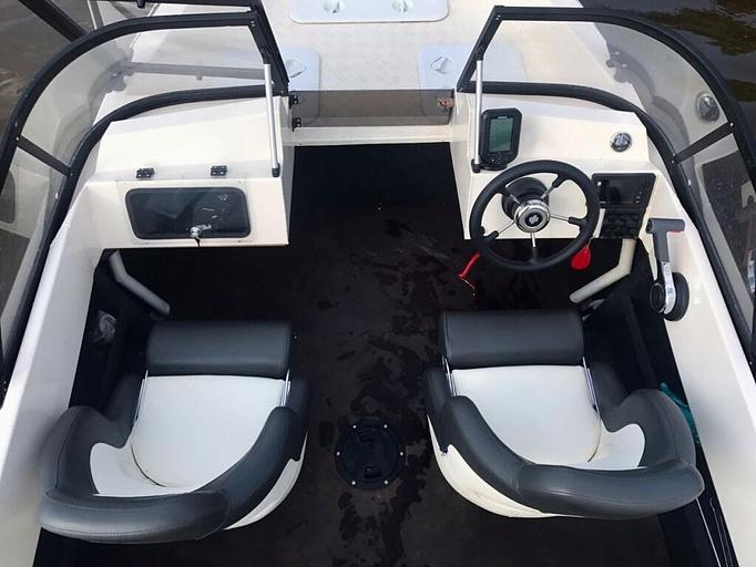 Алюминиевый катер Тактика 460 Prosport, 480*180*77 см фото 9