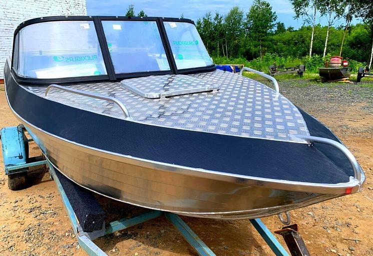 Алюминиевый катер Тактика 490, 505*180*77 см фото 2