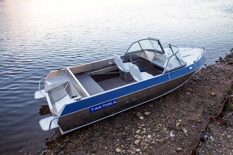 Алюминиевый катер Тактика 460, 480*180*80 см фото 7