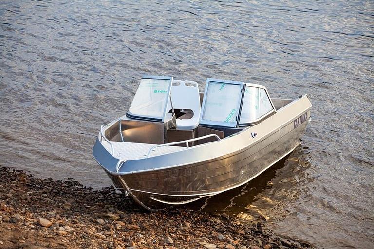 Алюминиевый катер Тактика 430 DC, 450*162*77 см фото 2