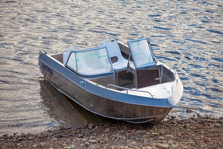 Алюминиевый катер Тактика 430 DC, 450*162*77 см фото 4