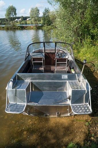 Алюминиевый катер Тактика 430 DC, 450*162*77 см фото 8