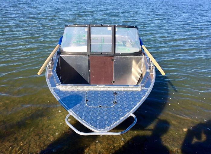 Алюминиевый катер Тактика 430 DC Lite, 458*165*81 см фото 7