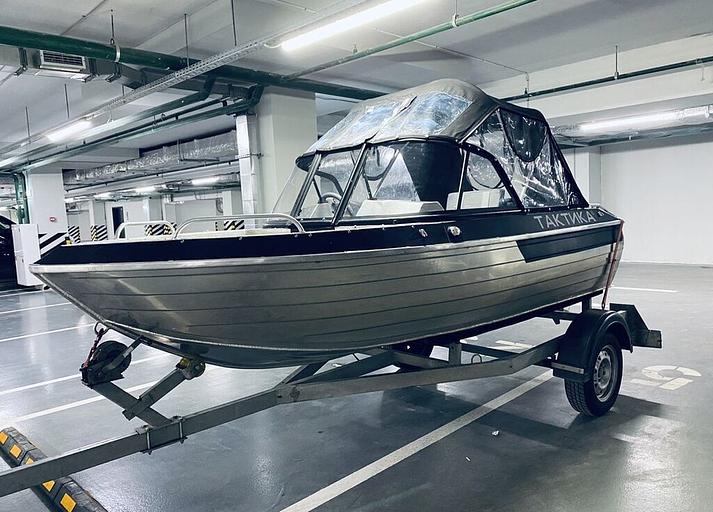 Алюминиевый катер Тактика 390, 390*150*75 см фото 1