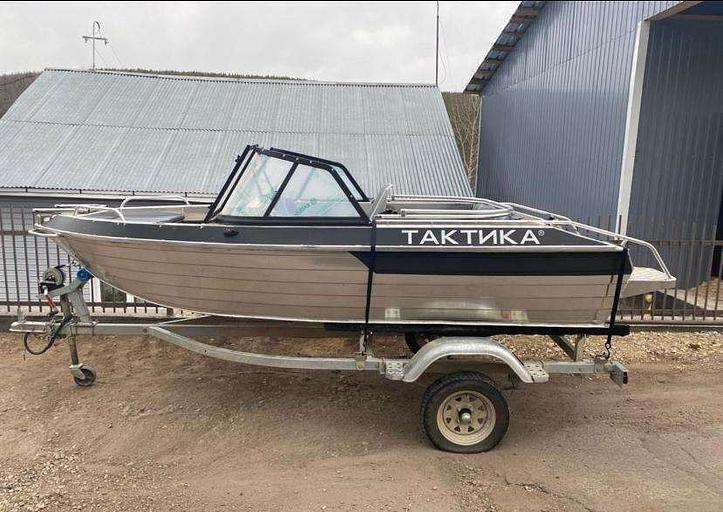 Алюминиевый катер Тактика 390, 390*150*75 см фото 3