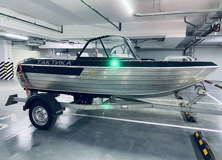 Алюминиевый катер Тактика 390, 390*150*75 см фото 4