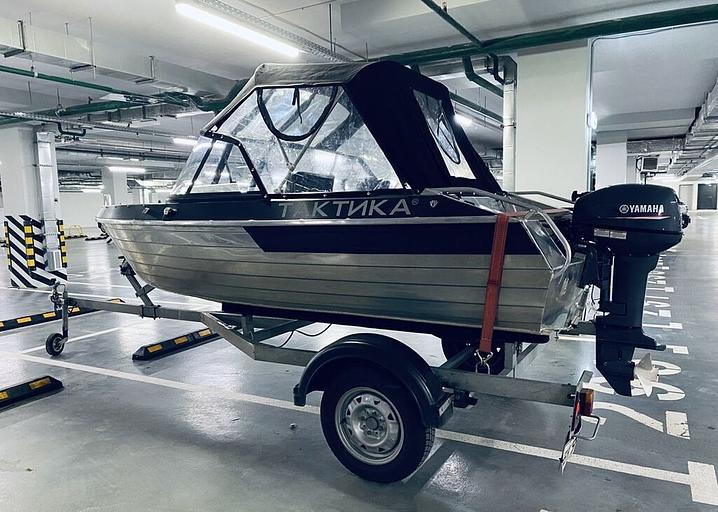 Алюминиевый катер Тактика 390, 390*150*75 см фото 6